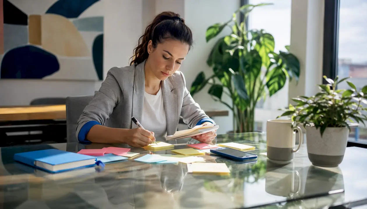 Entrepreneur planning small dog business