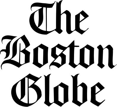 Black logo for The Boston Globe.