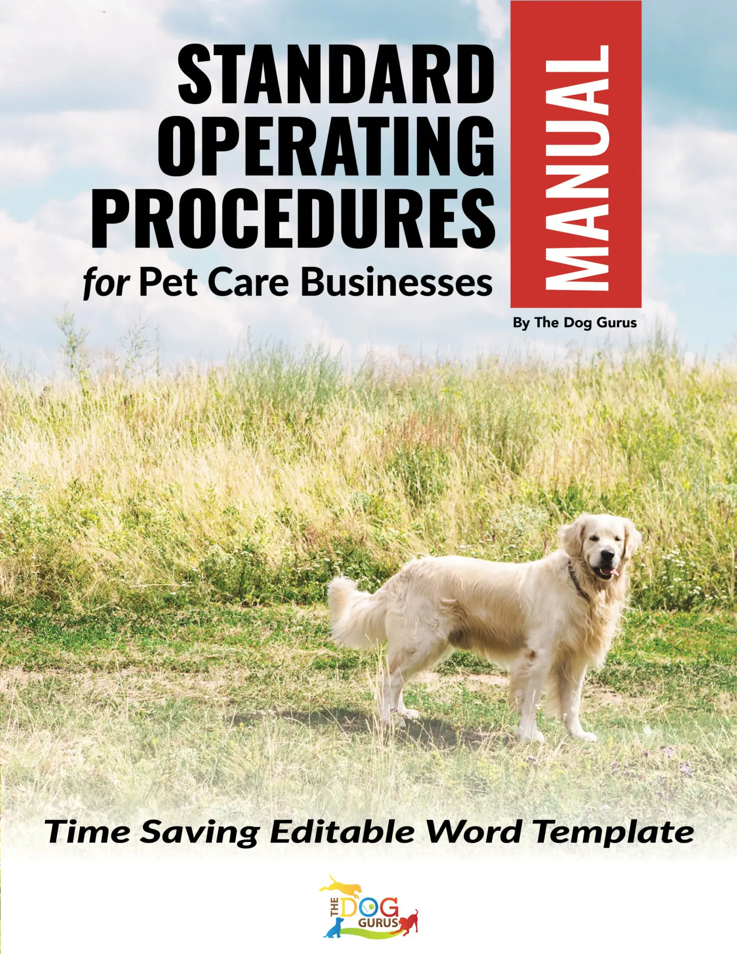 Standard Operating Procedures for Pet Care Businesses manual book cover.