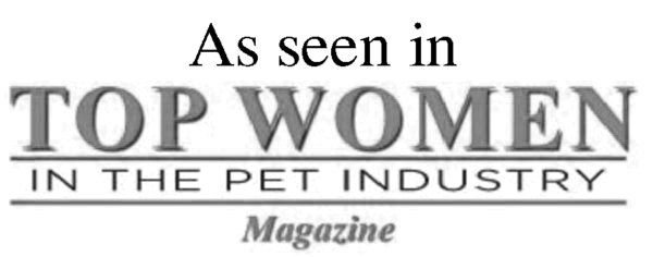 As seen in Top Women in the pet industry magazine logo