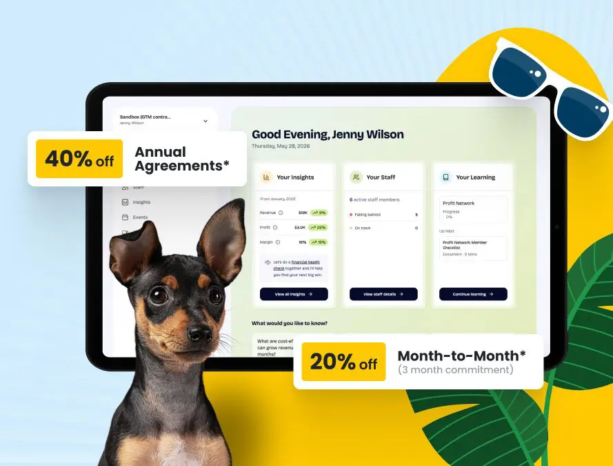 TDG_Hero_Illustration_Cropped The Dog Gurus Summer Set Up Sale — 40% off annual plans, 20% off month-to-month