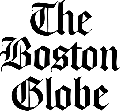 Black logo for The Boston Globe.