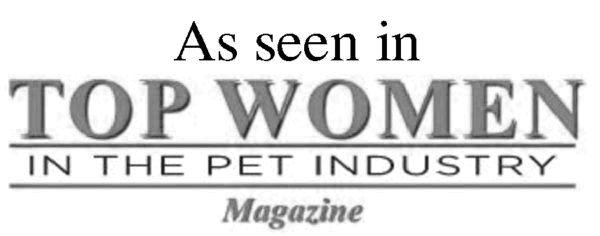 As seen in Top Women in the pet industry magazine logo
