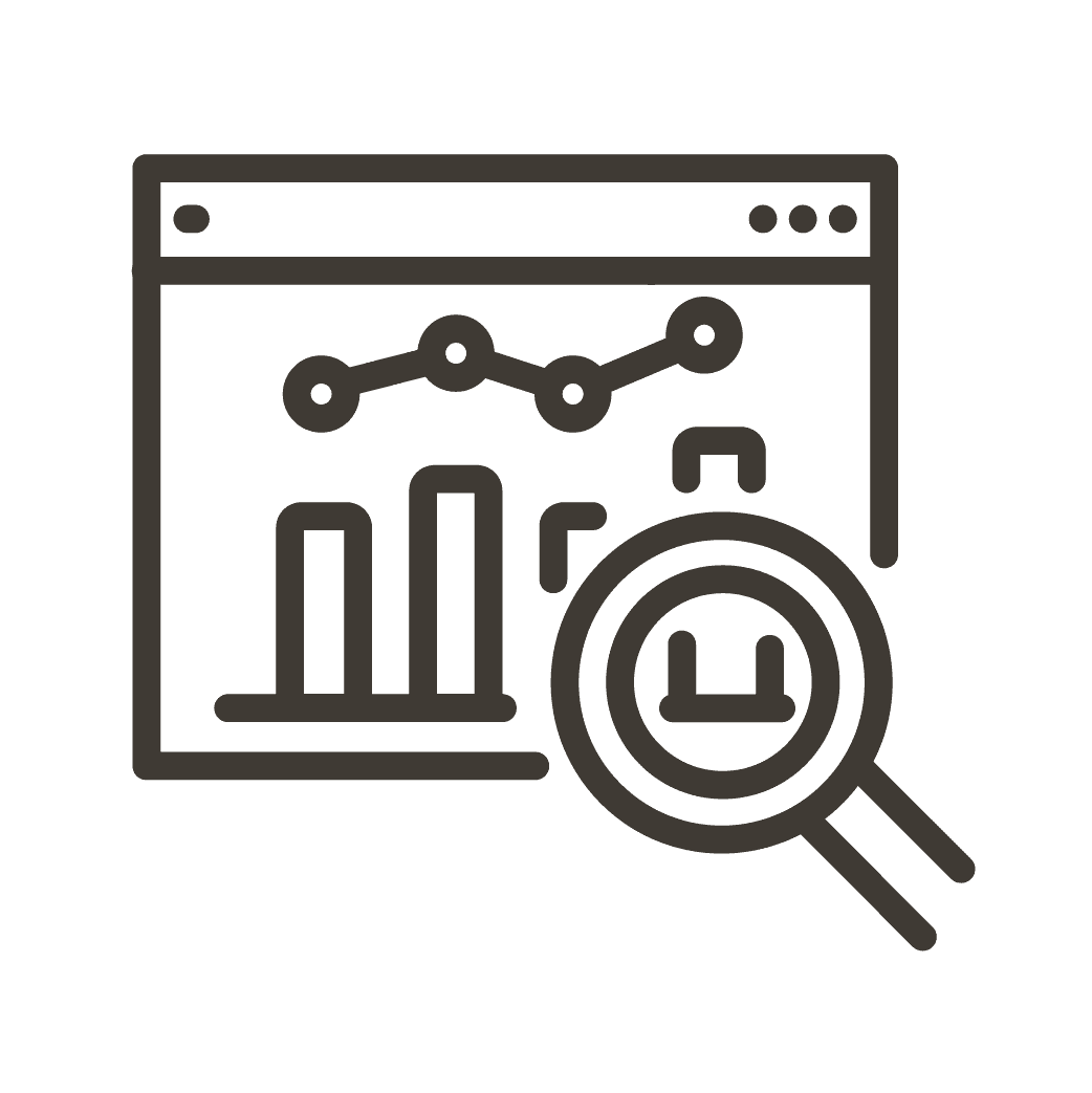 black profit network icon